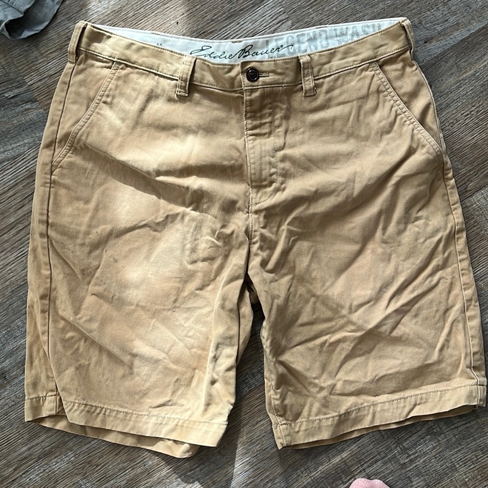 Mens Eddie Bauer Khaki Shorts